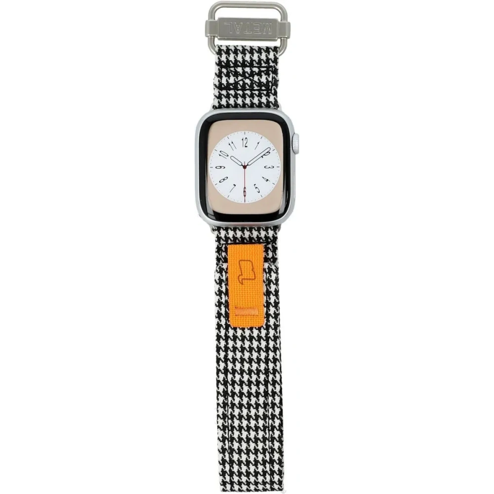 Hurtownia GSM - Bizon Strap Watch Urban Apple Watch 38/40/41/42 mm negru și alb pepit - BIZ4506 - {ean13} - Hurt