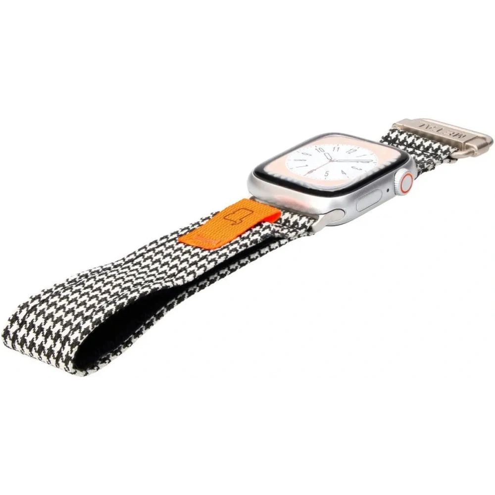 Hurtownia GSM - Bizon Strap Watch Urban Apple Watch 38/40/41/42 mm negru și alb pepit - BIZ4506 - {ean13} - Hurt