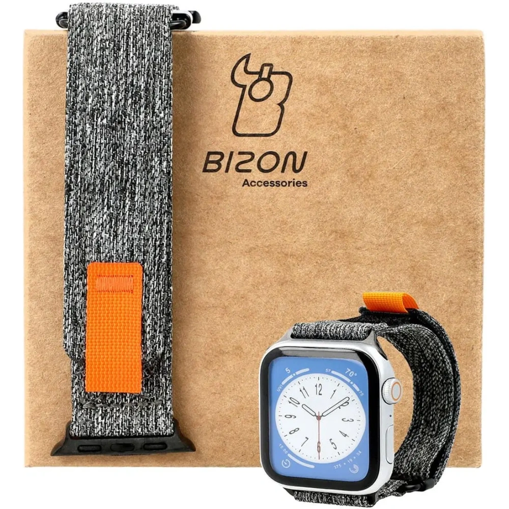 Hurtownia GSM - Bizon Strap Watch Urban Apple Watch 44/45/46/49 mm szürke melange - BIZ4507 - {ean13} - Hurt