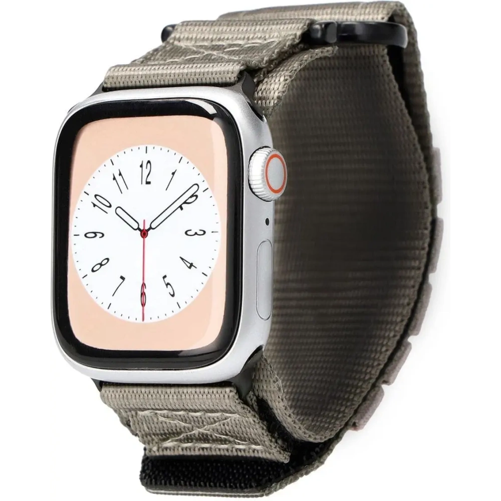 Hurtownia GSM - Sportovní pásek na hodinky Bizon Strap Watch Adventure do Apple Watch 38/40/41/42 mm šedý - BIZ4509 - {ean13} - Hurt