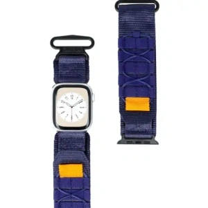 Hurtownia GSM - Sportovní pásek k hodinkám Bizon Strap Watch Adventure do Apple Watch 38/40/41/42 mm tmavě modrý - BIZ4511 - {ean13} - Hurt