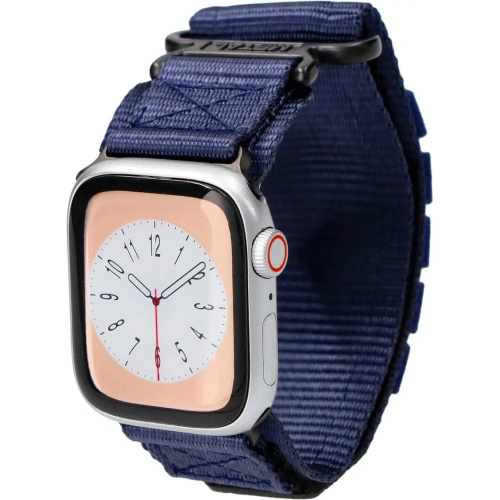 Hurtownia GSM - Sportovní pásek k hodinkám Bizon Strap Watch Adventure do Apple Watch 38/40/41/42 mm tmavě modrý - BIZ4511 - {ean13} - Hurt