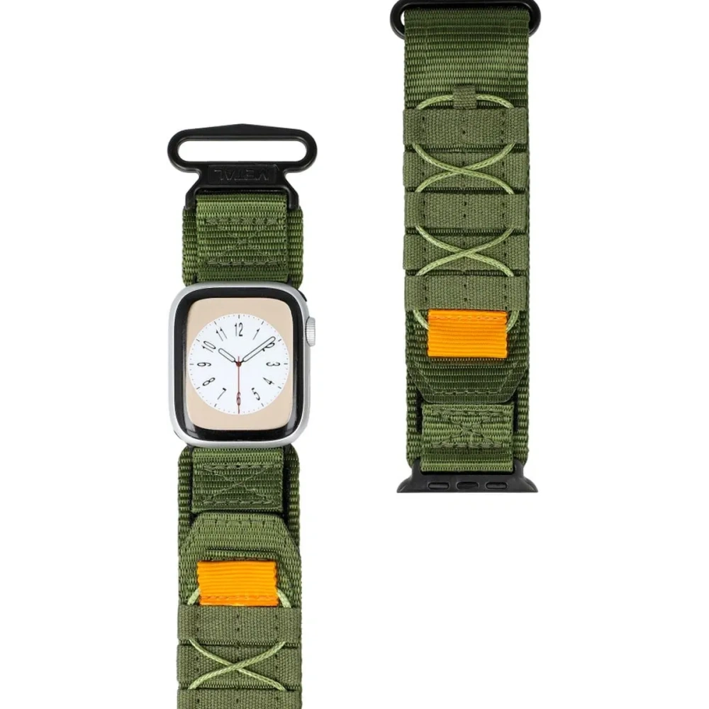 Hurtownia GSM - Sportovní pásek k hodinkám Bizon Strap Watch Adventure do Apple Watch 38/40/41/42 mm khaki - BIZ4512 - {ean13} - Hurt