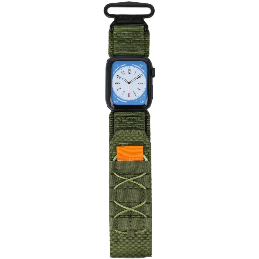 Hurtownia GSM - Sportovní pásek k hodinkám Bizon Strap Watch Adventure do Apple Watch 38/40/41/42 mm khaki - BIZ4512 - {ean13} - Hurt