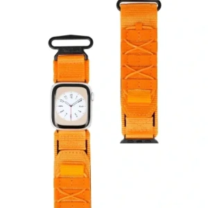 Hurtownia GSM - Sportovní pásek k hodinkám Bizon Strap Watch Adventure do Apple Watch 38/40/41/42 mm oranžový - BIZ4513 - {ean13} - Hurt