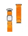 Sportovní pásek k hodinkám Bizon Strap Watch Adventure do Apple Watch 38/40/41/42 mm oranžový
