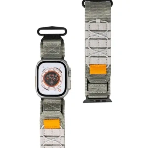 Hurtownia GSM - Sportovní pásek k hodinkám Bizon Strap Watch Adventure do Apple Watch 44/45/46/49 mm šedý - BIZ4515 - {ean13} - Hurt