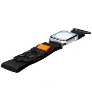 Hurtownia GSM - Sportovní pásek k hodinkám Bizon Strap Watch Adventure pro Apple Watch 44/45/46/49 mm černý - BIZ4517 - {ean13} - Hurt