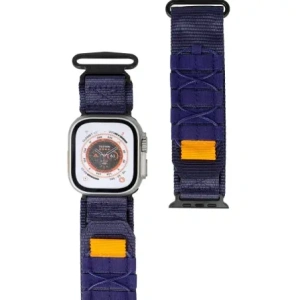 Hurtownia GSM - Sportovní pásek na hodinky Bizon Strap Watch Adventure do Apple Watch 44/45/46/49 mm tmavě modrý - BIZ4518 - {ean13} - Hurt