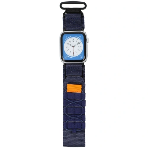 Sportowy pasek do zegarka Bizon Strap Watch Adventure do Apple Watch 44/45/46/49 mm granatowy