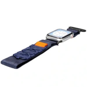 Hurtownia GSM - Sportovní pásek na hodinky Bizon Strap Watch Adventure do Apple Watch 44/45/46/49 mm tmavě modrý - BIZ4518 - {ean13} - Hurt