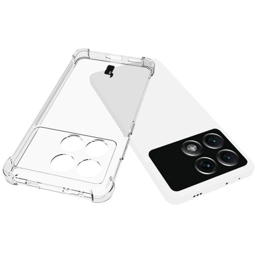 Etui Bizon Case Clear Pack do Poco X6 Pro przezroczyste