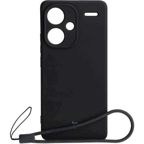Etui Bizon Case Silicone Sq do Xiaomi Redmi Note 13 Pro+ 5G czarne