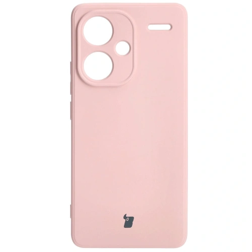 Etui Bizon Case Silicone Sq do Xiaomi Redmi Note 13 Pro+ 5G jasnoróżowe