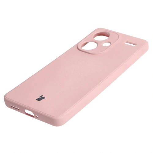 Etui Bizon Case Silicone Sq do Xiaomi Redmi Note 13 Pro+ 5G jasnoróżowe