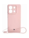 Hurtownia GSM - Bizon Case Silicone Sq Xiaomi Poco X6 / Xiaomi Redmi Note 13 Pro 5G roz deschis - BIZ4525 - {ean13} - Hurt