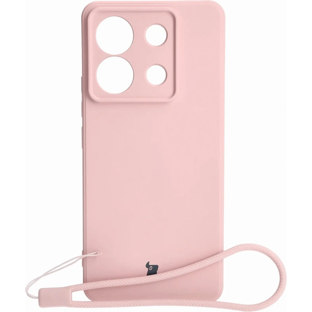 Hurtownia GSM - Bizon Case Silicone Sq Xiaomi Poco X6 / Xiaomi Redmi Note 13 Pro 5G roz deschis - BIZ4525 - {ean13} - Hurt
