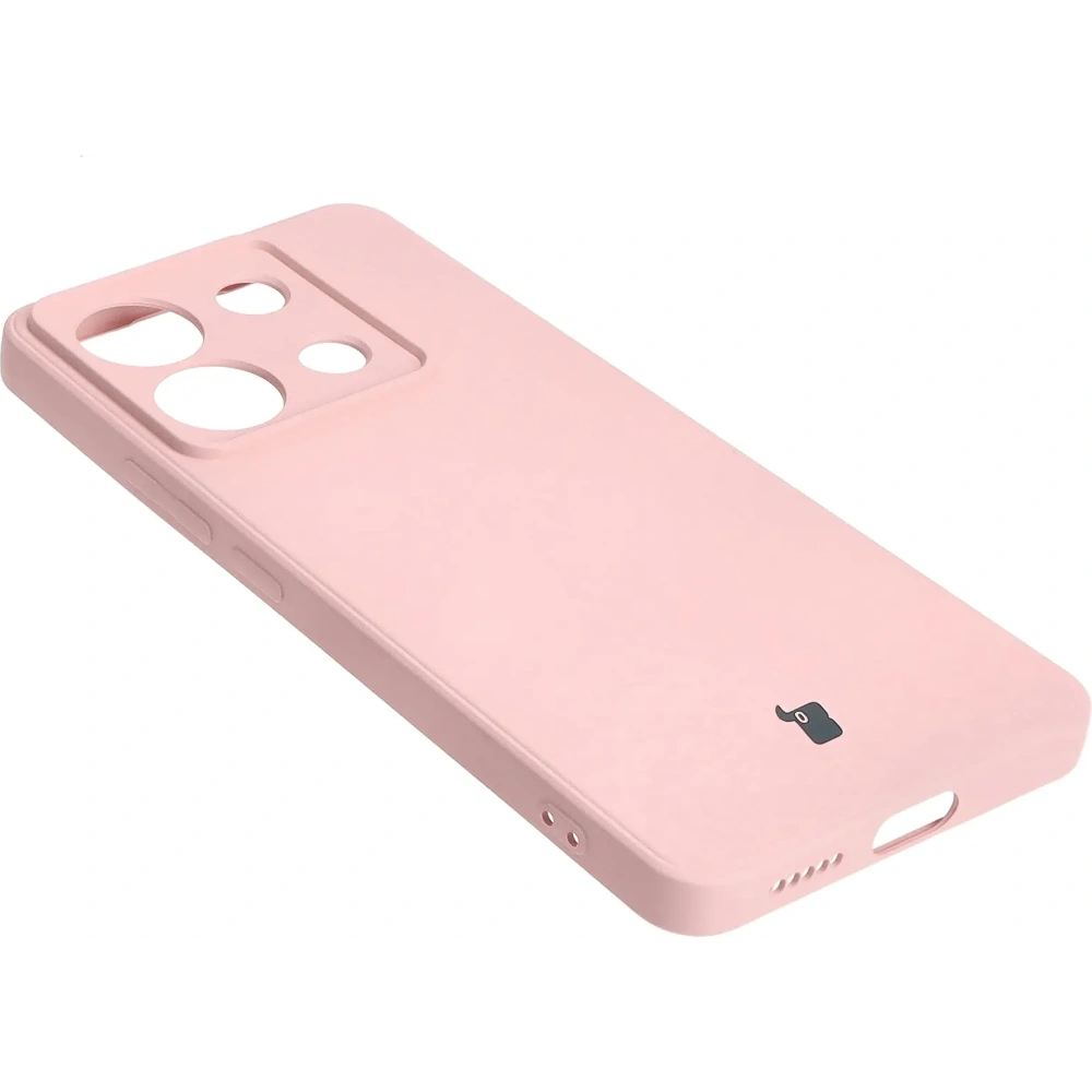 Hurtownia GSM - Bizon Case Silicone Sq Xiaomi Poco X6 / Xiaomi Redmi Note 13 Pro 5G roz deschis - BIZ4525 - {ean13} - Hurt