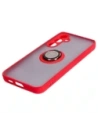 Hurtownia GSM - Bizon Case Hybrid Ring Samsung Galaxy S23 FE fumuriu cu un cadru roșu - BIZ4527 - {ean13} - Hurt