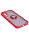 Hurtownia GSM - Bizon Case Hybrid Ring Samsung Galaxy S23 FE fumuriu cu un cadru roșu - BIZ4527 - {ean13} - Hurt