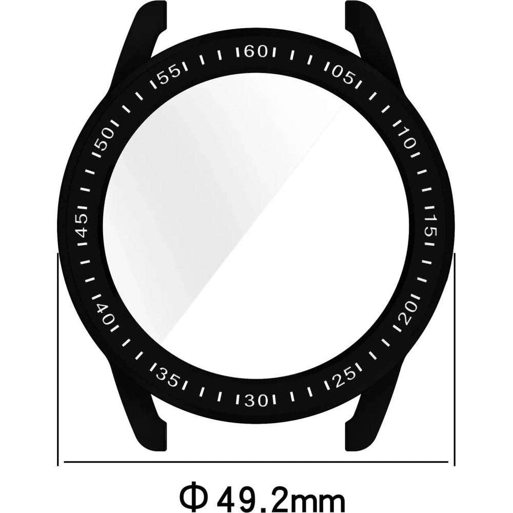 Hurtownia GSM - Etui Bizon Case Watch Felipe do Xiaomi Watch S3 47 mm czarne - BIZ4529 - {ean13} - Hurt