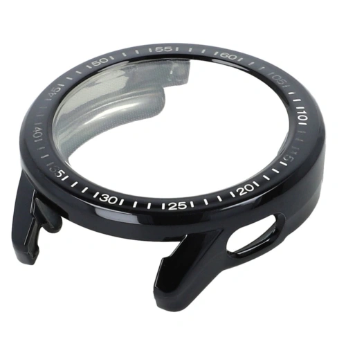 Etui z osłoną ekranu Bizon Case Watch Felipe do Xiaomi Watch S3 47 mm czarne