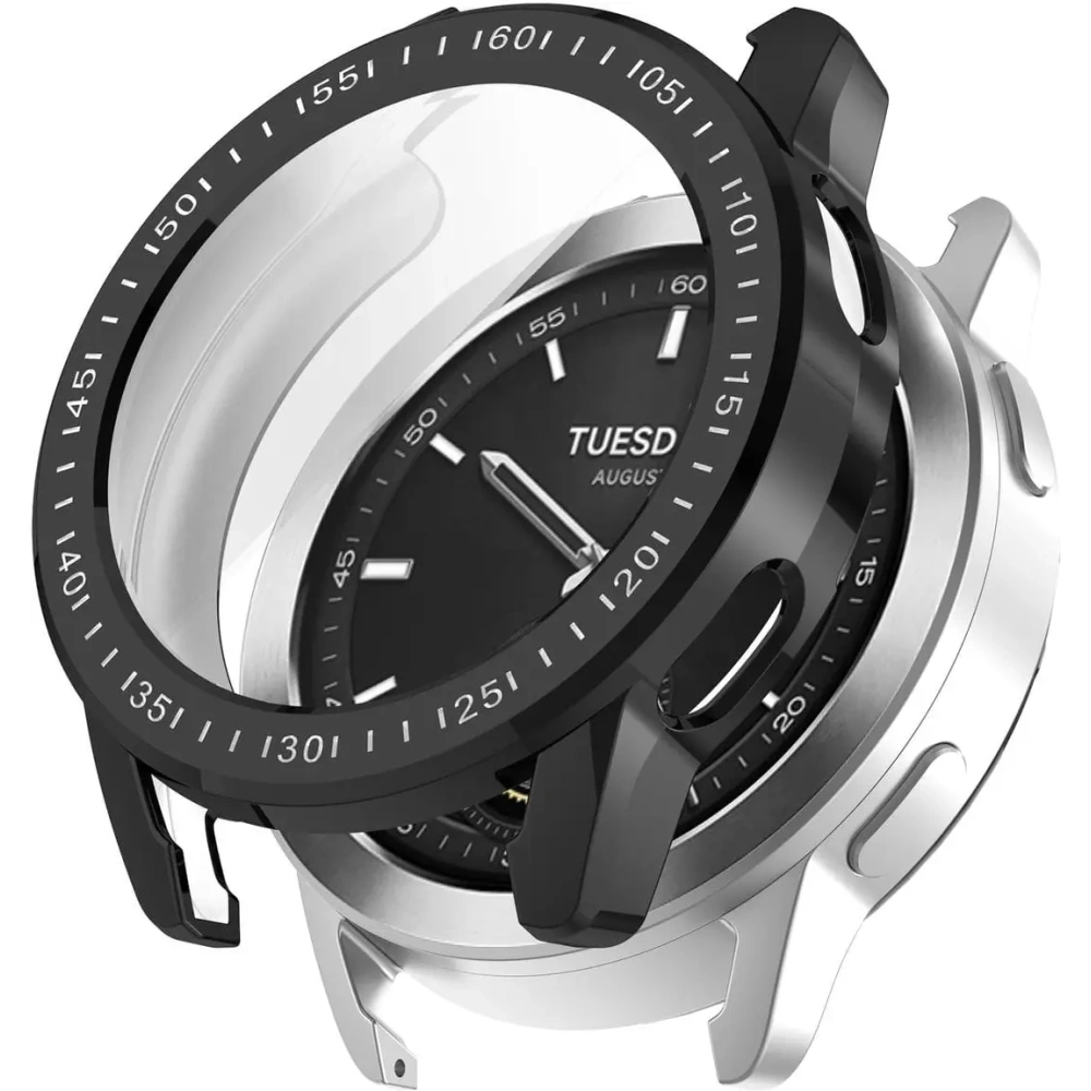 Hurtownia GSM - Etui Bizon Case Watch Felipe do Xiaomi Watch S3 47 mm czarne - BIZ4529 - {ean13} - Hurt