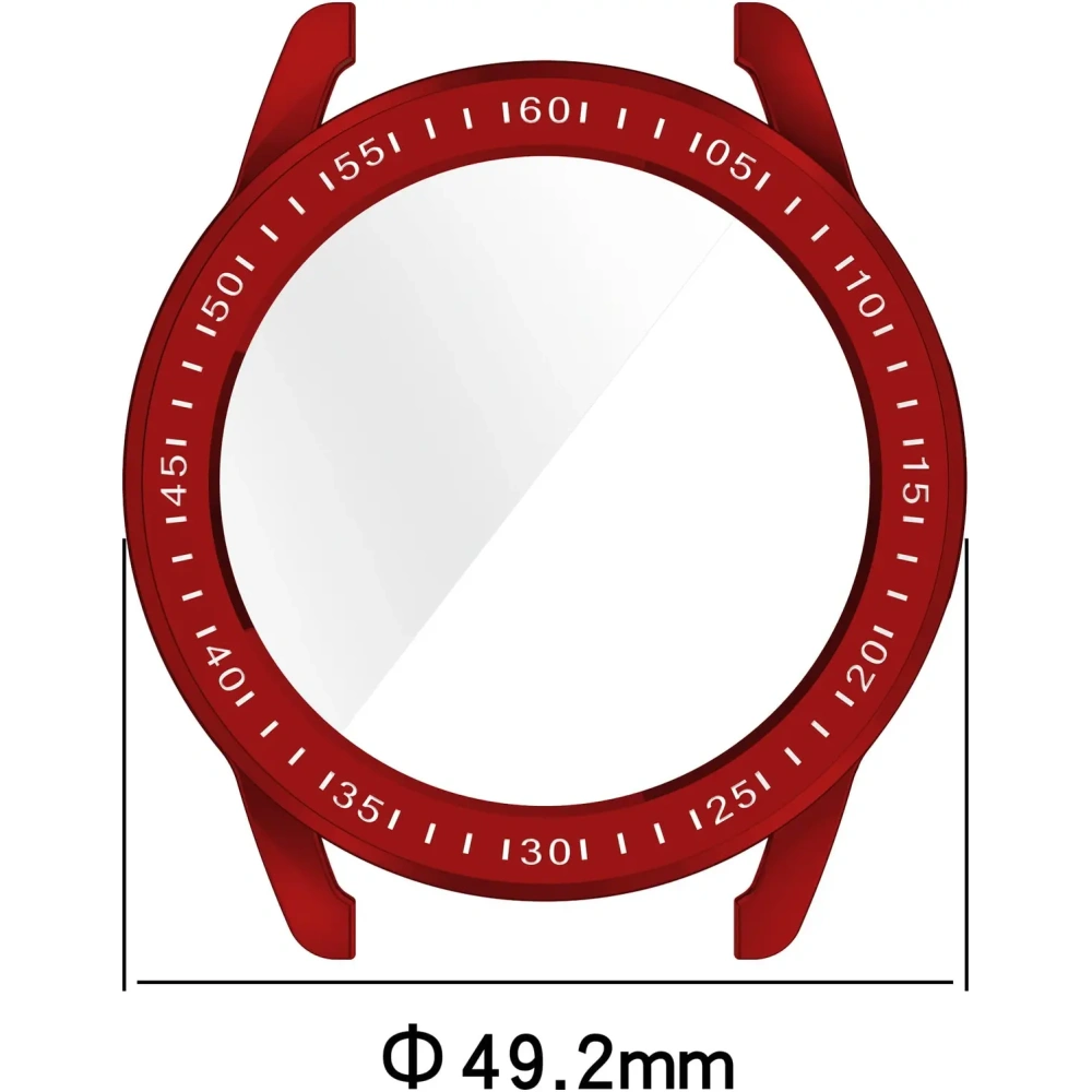 Hurtownia GSM - Etui Bizon Case Watch Felipe do Xiaomi Watch S3 47 mm czerwone - BIZ4533 - {ean13} - Hurt