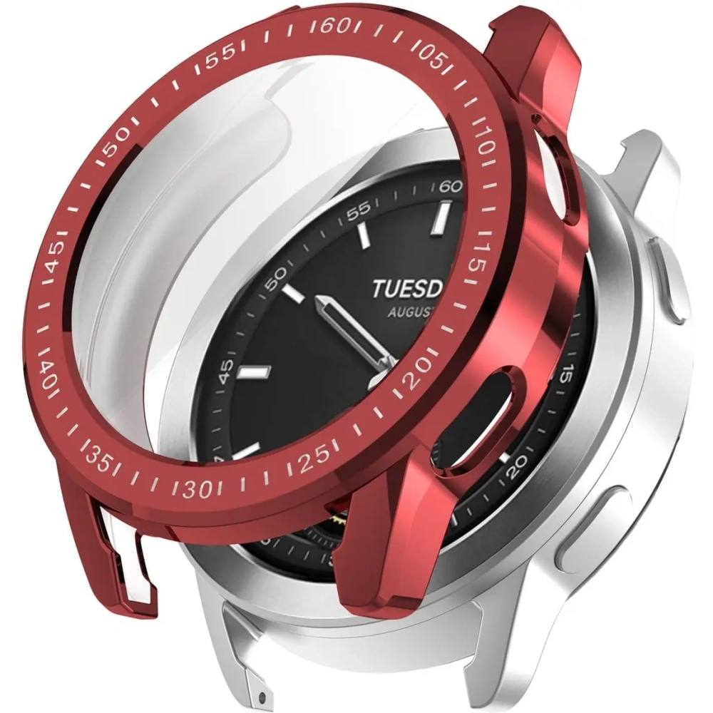 Hurtownia GSM - Etui Bizon Case Watch Felipe do Xiaomi Watch S3 47 mm czerwone - BIZ4533 - {ean13} - Hurt