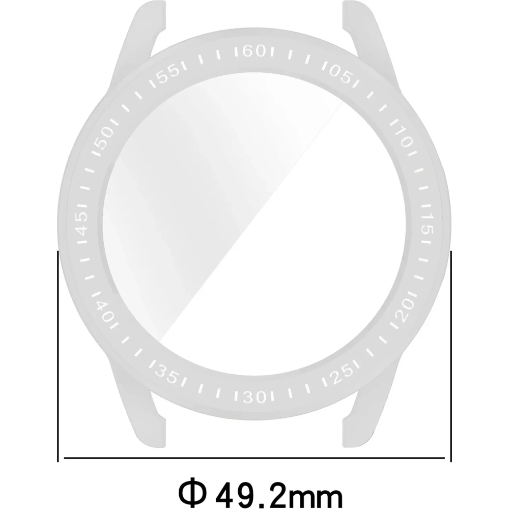 Hurtownia GSM - Etui Bizon Case Watch Felipe do Xiaomi Watch S3 47 mm srebrne - BIZ4535 - {ean13} - Hurt