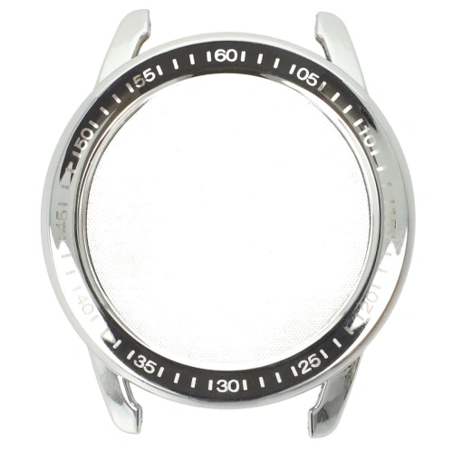 Etui z osłoną ekranu Bizon Case Watch Felipe do Xiaomi Watch S3 47 mm srebrne