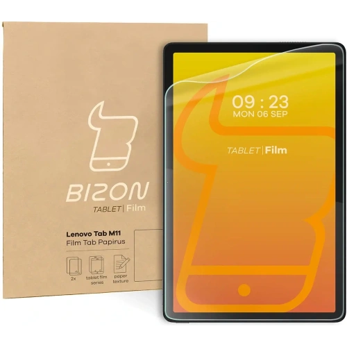 Folia imitująca papier Bizon Film Tab Papirus do Lenovo Tab M11 1 gen. [2 PACK]