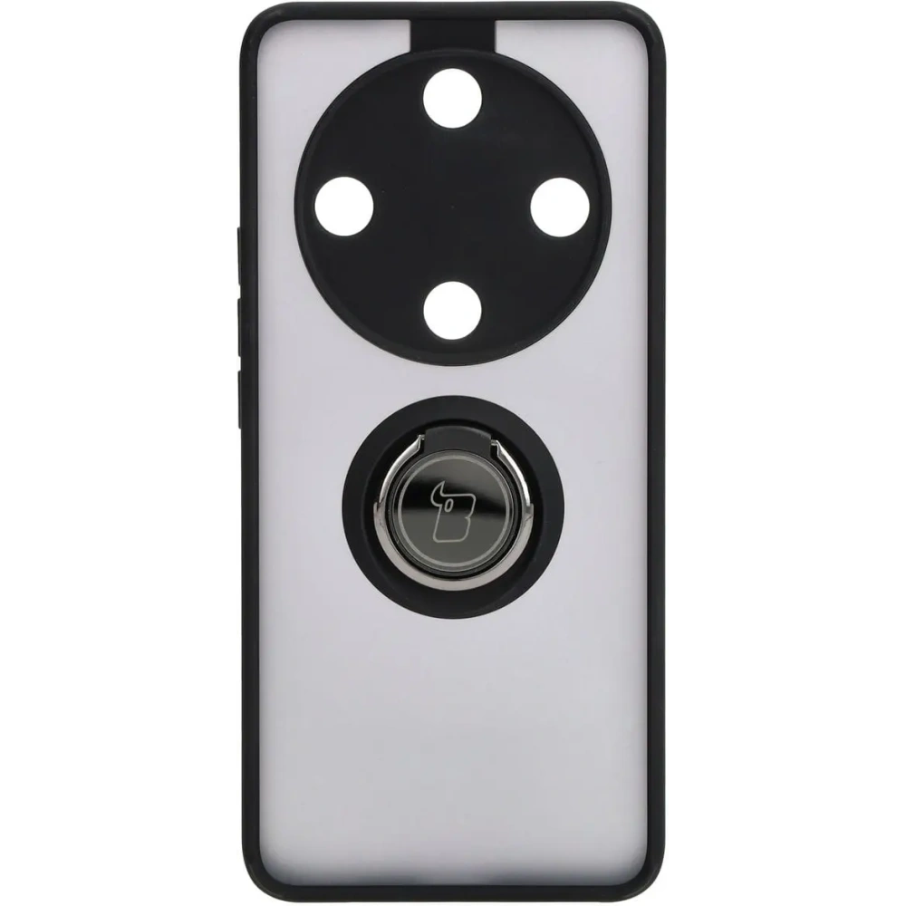 Hurtownia GSM - Bizon Ring Hybrid Case Honor Magic6 Lite fumuriu cu un cadru negru - BIZ4537 - {ean13} - Hurt