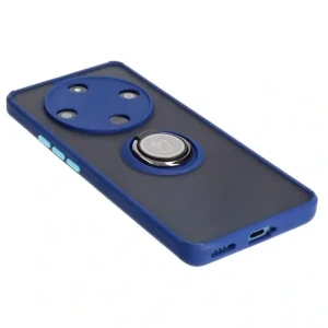 Hurtownia GSM - Bizon Case Hybrid Ring Honor Magic6 Lite fumuriu cu un cadru bleumarin - BIZ4538 - {ean13} - Hurt