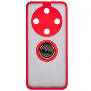 Hurtownia GSM - Bizon Case Hybrid Ring Honor Magic6 Lite fumuriu cu un cadru roșu - BIZ4539 - {ean13} - Hurt