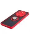 Hurtownia GSM - Bizon Case Hybrid Ring Honor Magic6 Lite rauchig mit einem roten Rahmen - BIZ4539 - {ean13} - Hurt