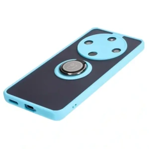 Hurtownia GSM - Bizon Case Hybrid Ring Honor Magic6 Lite fumuriu cu un cadru de culoare albastru deschis. - BIZ4540 - {ean13} - Hurt