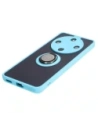 Hurtownia GSM - Etui z uchwytem na palec Bizon Case Hybrid Ring do Honor Magic6 Lite przydymione z jasnoniebieską ramką - BIZ4540 - {ean13} - Hurt