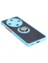 Wholesale Bizon Case Hybrid Ring Honor Magic6 Lite smoky with a light blue frame - BIZ4540 - {ean13} - Hurt