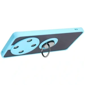 Hurtownia GSM - Bizon Case Hybrid Ring Honor Magic6 Lite fumuriu cu un cadru de culoare albastru deschis. - BIZ4540 - {ean13} - Hurt