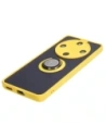Wholesale Bizon Case Hybrid Ring Honor Magic6 Lite smoky with a yellow frame - BIZ5112 - {ean13} - Hurt