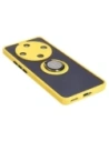 Wholesale Bizon Case Hybrid Ring Honor Magic6 Lite smoky with a yellow frame - BIZ5112 - {ean13} - Hurt