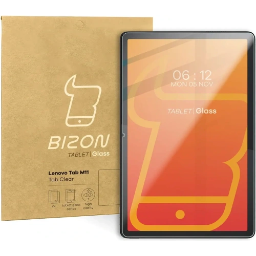 Szkło hartowane Bizon Glass Tab Clear do Lenovo Tab M11 1 gen. [2 PACK]