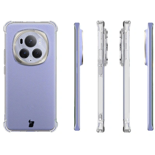 Etui Bizon Case Salpa do Honor Magic6 Pro przezroczyste