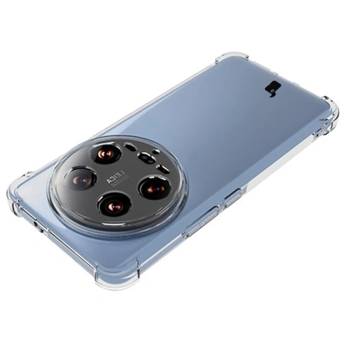 Etui Bizon Case Salpa do Xiaomi 14 Ultra przezroczyste