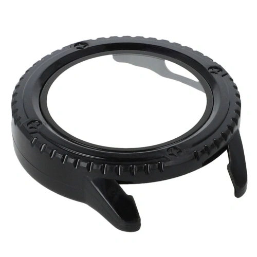 Etui Bizon Case+Glass Watch do Xiaomi Watch S3 47 mm czarne