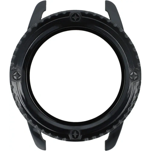 Etui Bizon Case+Glass Watch do Xiaomi Watch S3 47 mm czarne