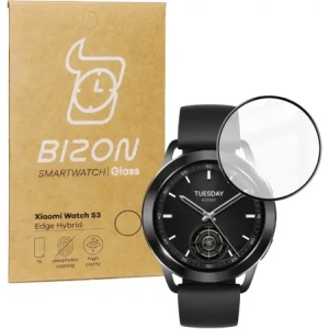 Hurtownia GSM - Bizon Glass Watch Edge Hybrid Xiaomi Ceas S3 47 mm negru - BIZ4555 - {ean13} - Hurt