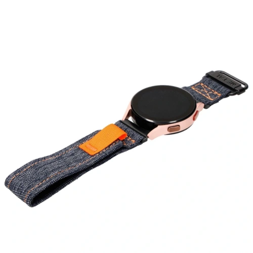 Pasek Bizon Strap Watch Urban do Samsung Galaxy Watch 20 mm ciemnoniebieski jeans