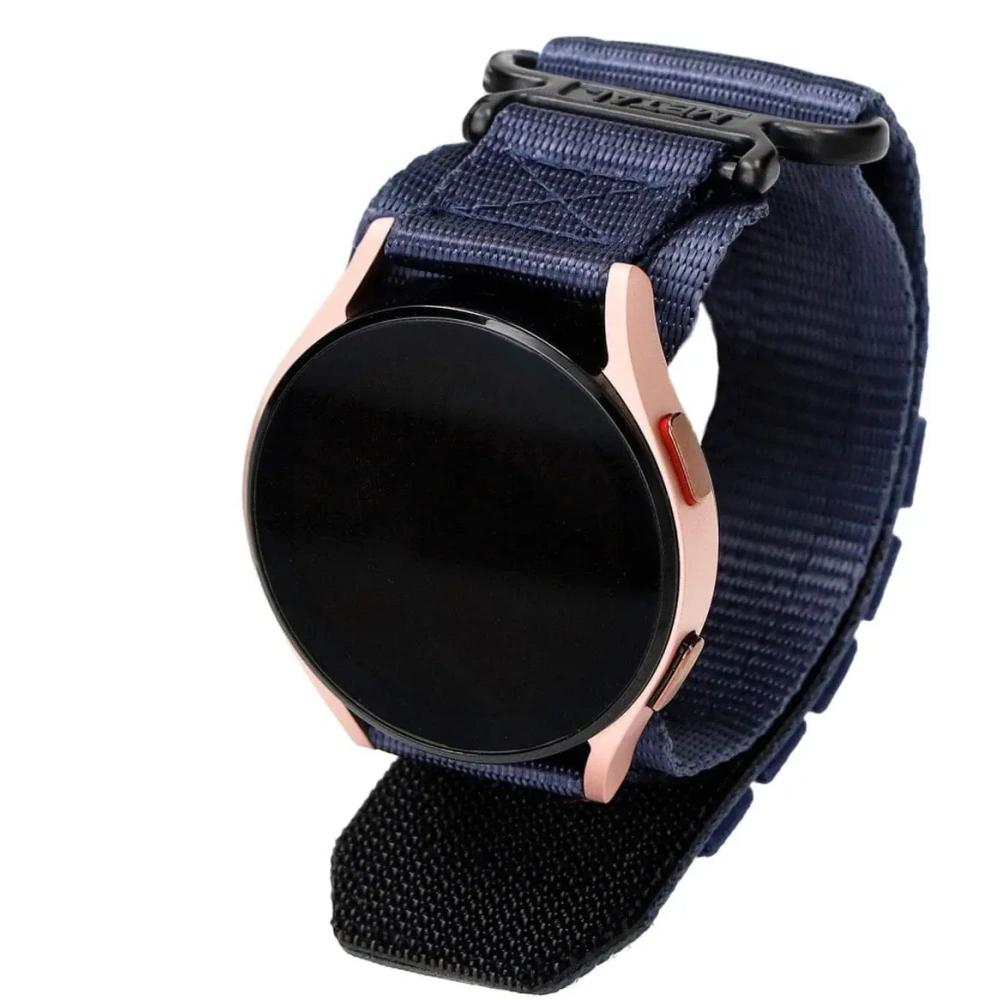 Hurtownia GSM - Sportowy pasek do zegarka Bizon Strap Watch Adventure do Samsung Galaxy Watch 20mm granatowy - BIZ4560 - {ean13} - Hurt